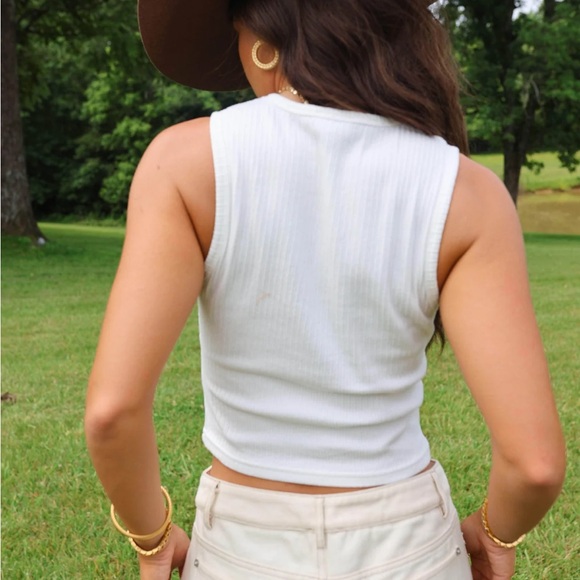 Cowgirl boot tank Top - Picture 4 of 4